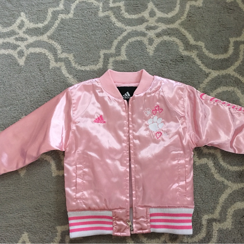Clemson Adidas Light Pink Jacket